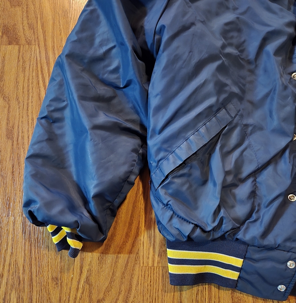 Blue and Yellow Jacket Kenmore Air Harbor Xl Vintage Washington - Picture 3 of 9